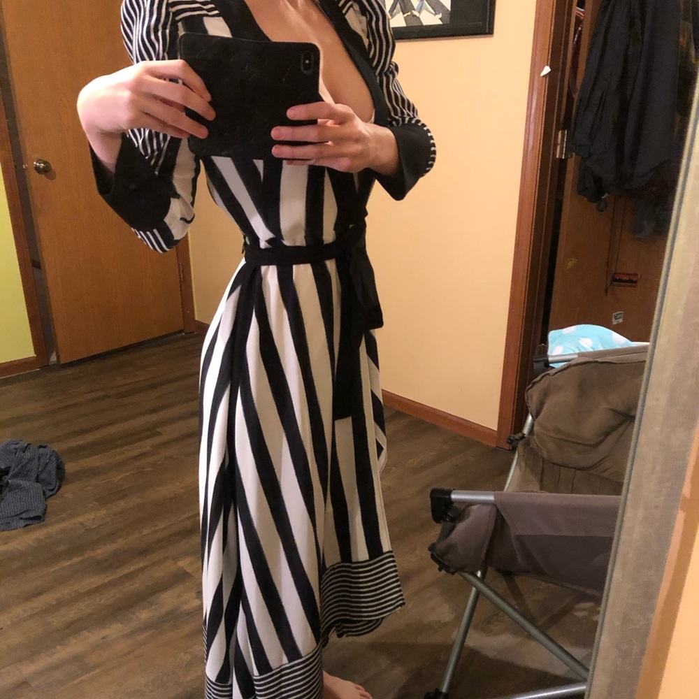 NWT BCBG Striped dress